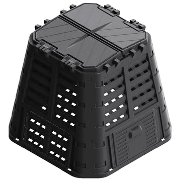 Outdoor Garden Compost Bin – 480L Black