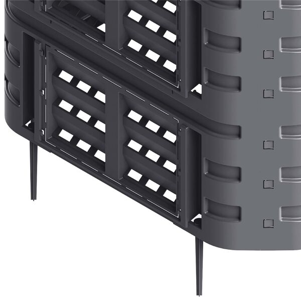 Outdoor Garden Compost Bin – 480L Black