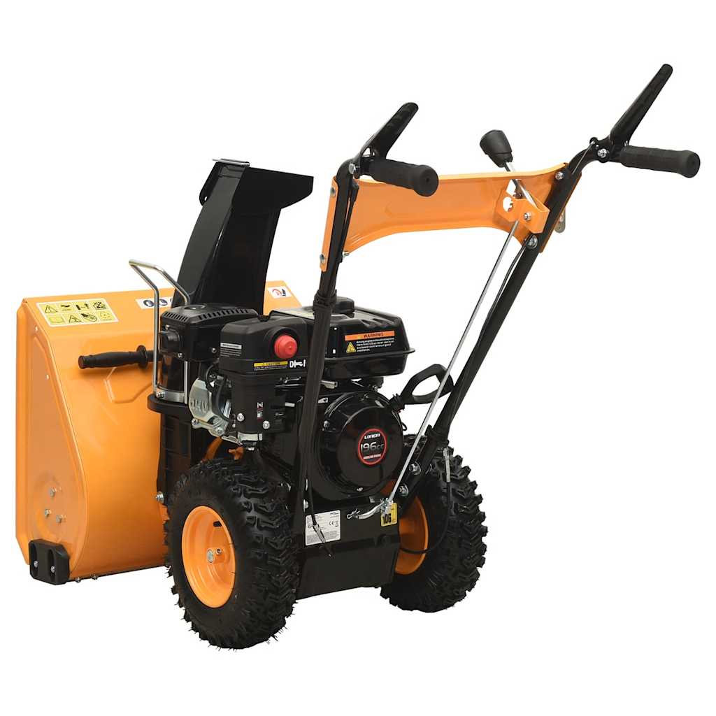 6.5 HP Gas-Powered Snow Blower – Yellow & Black