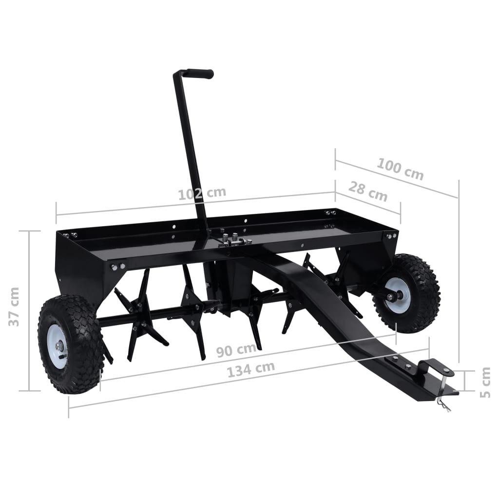 Tow-Behind Lawn Aerator for Riding Lawn Mowers – 102 cm