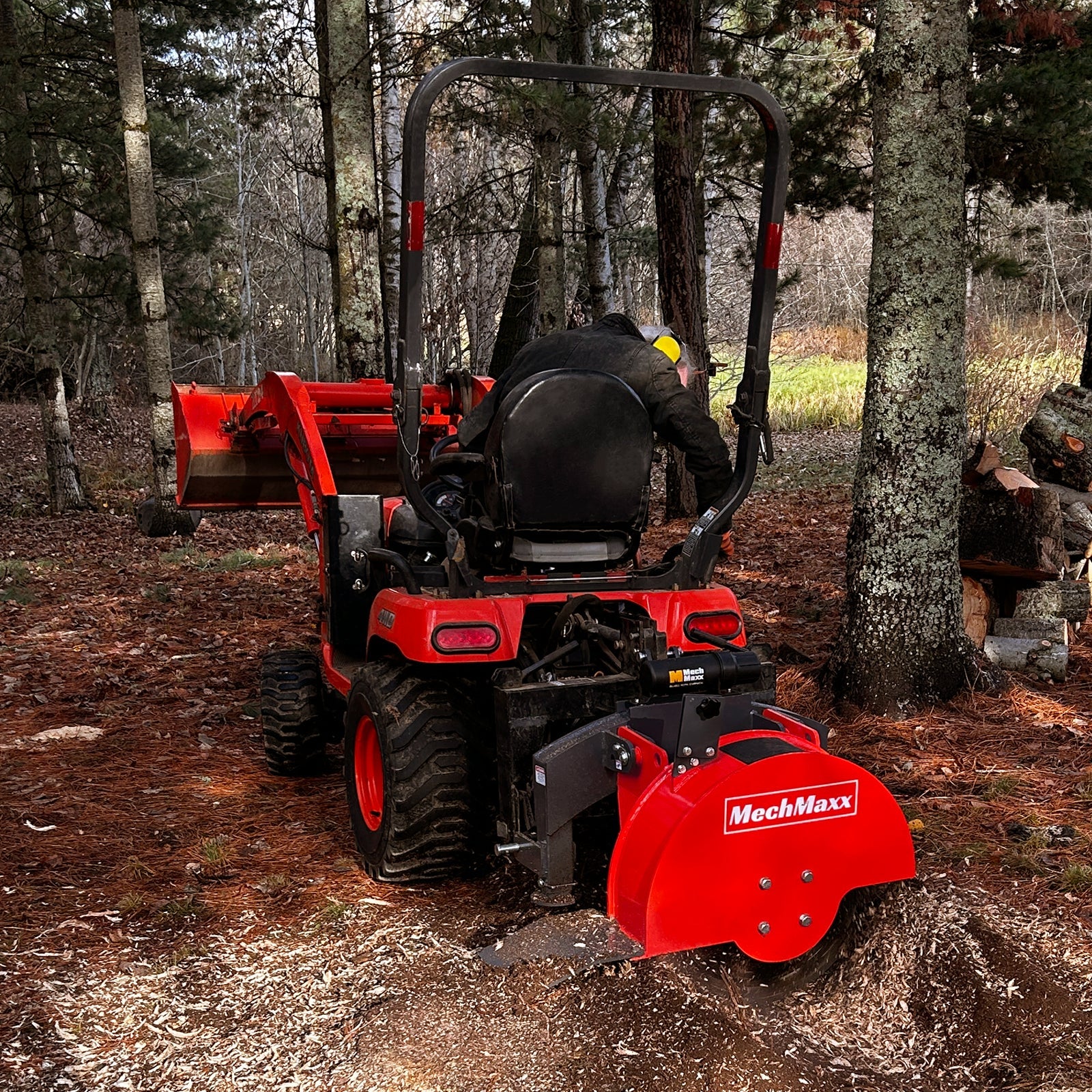 3-Point PTO Stump Grinder with 34 Carbide Teeth