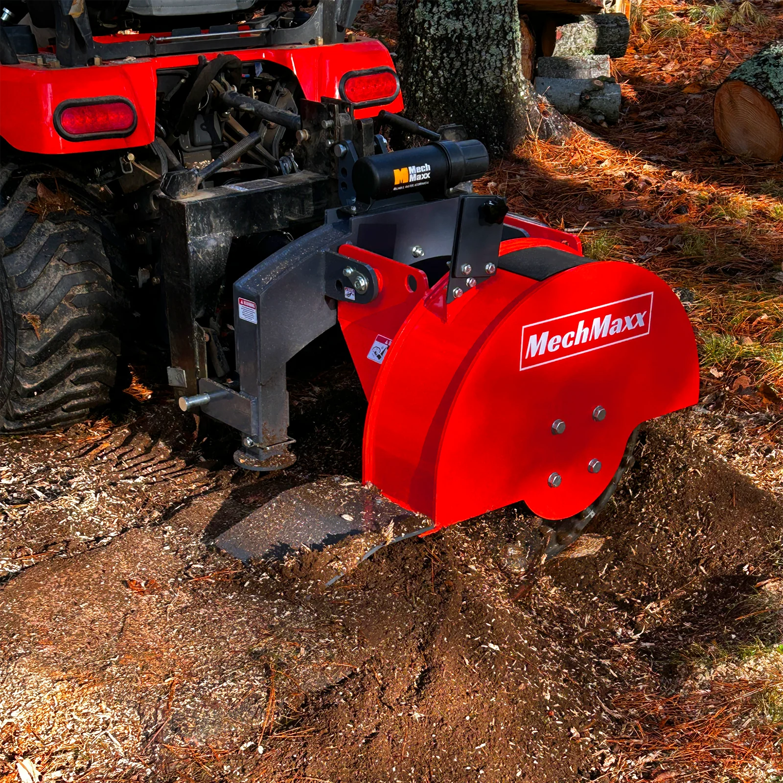 3-Point PTO Stump Grinder with 34 Carbide Teeth